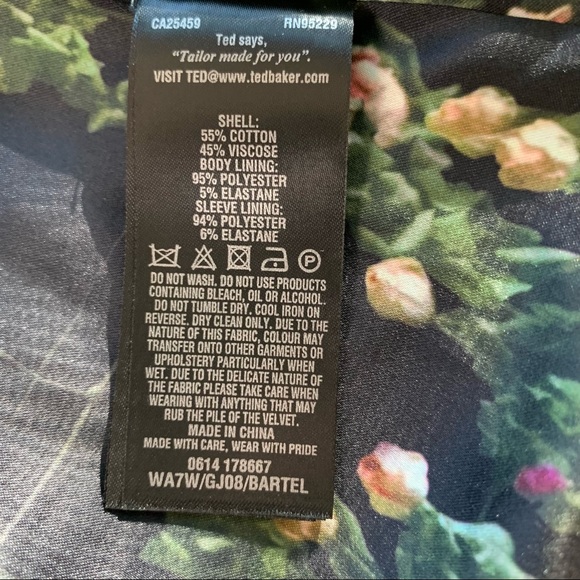 NEW!Ted Baker Bartel Quilted Velvet Bomber Jacket - Picture 14 of 16